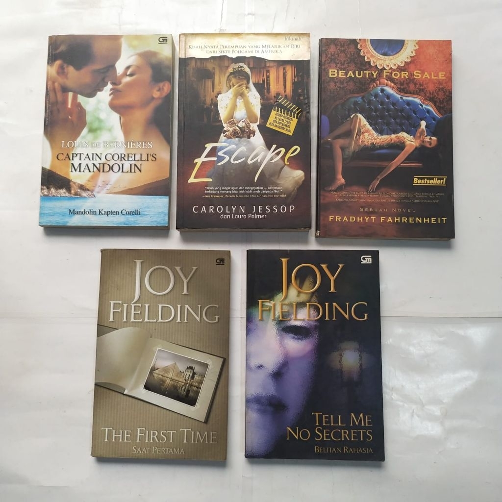 Buku Novel Dewasa, THE FIRST TIME, TELL ME NO SECRET, TURK and MY MOTHER, LIONBOY THE TRUTH, FEVER S