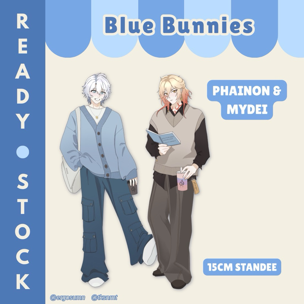 Honkai Star Rail Phainon Mydei Fanmerch by Blue Bunnies - Acrylic Standee