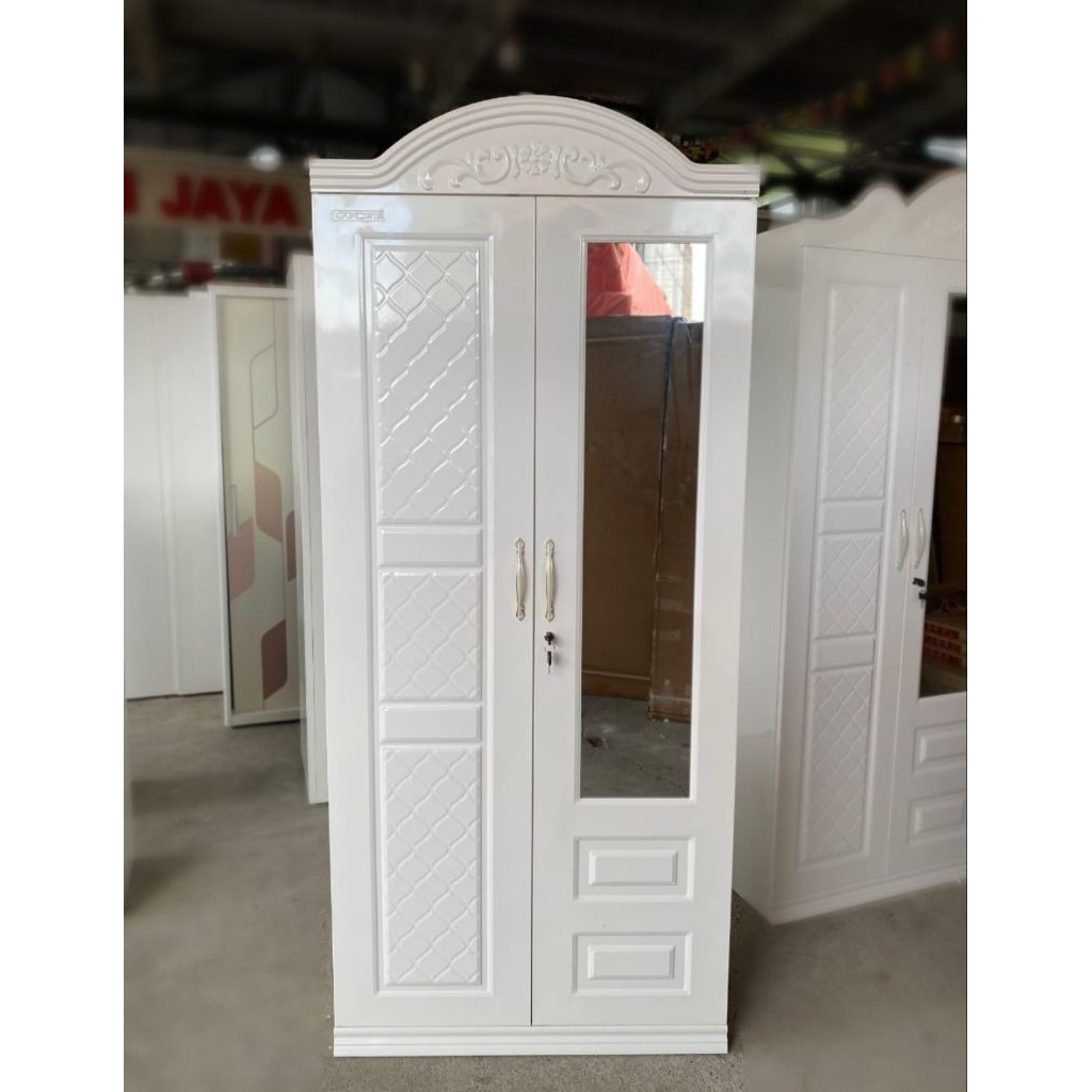 Lemari mrek Okelo by IMPORTA Ayun 2/3/4 Pintu plat tebal 0,8ml Besi tebal tinggi 180cm/ Lemari/Lemar