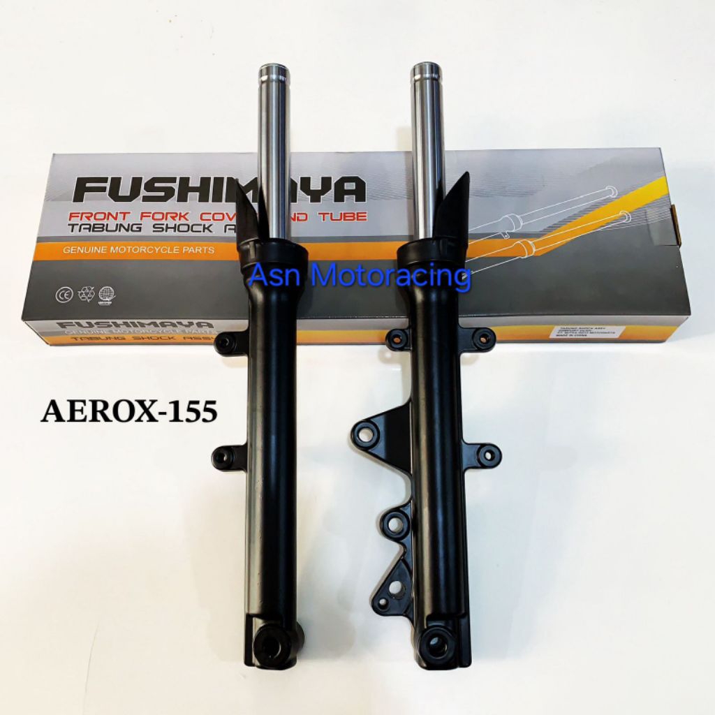 As shock depan plus tabung Aerox 155 old shock tabung depan Aerox 155 shock breaker depan assy Aerox