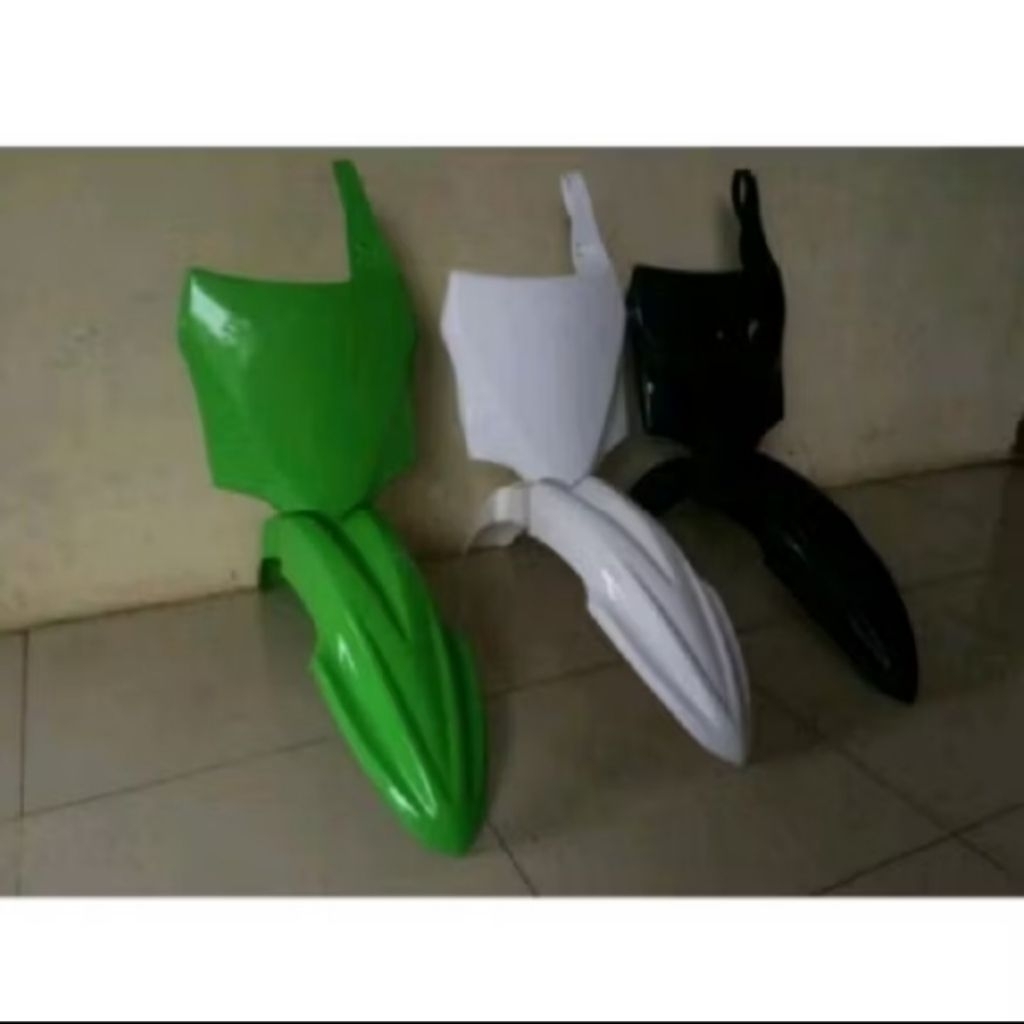 2 ITEM SPAKBOR DEPAN KX 85 PAPAN NOMER KX 85 2016 -HM front fender kx 85 COVER BODY SET SAYAP JOK SA