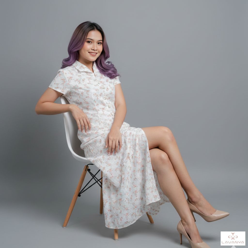 Lavanya - June dress - Crinkle Long Dress - Maxi Premium