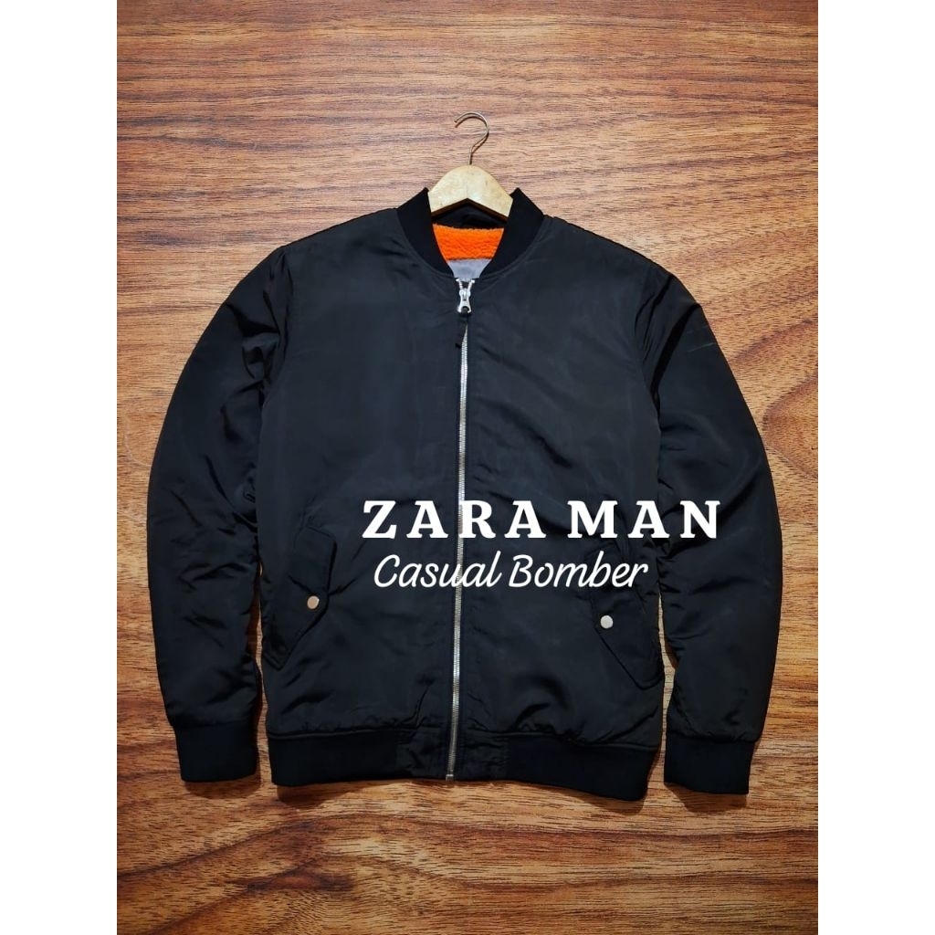 Jaket bomber ZARA MAN daleman zerpa bekas pakai