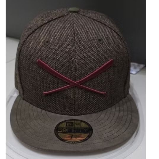 New Era Justfitteds Crossed Bats Roulette 59Fifty Cap