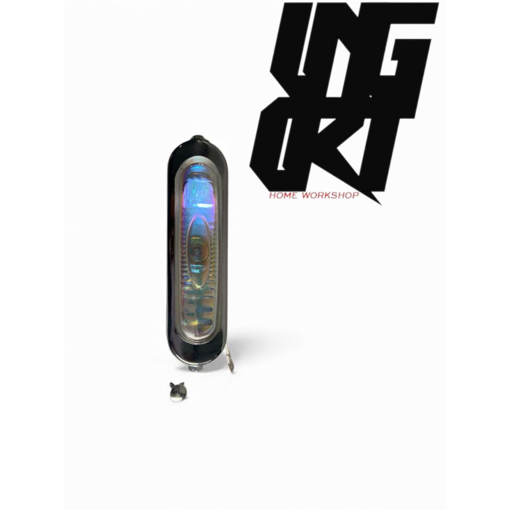 Headlamp oval . Lampu depan motor custom. Lampu depan universal