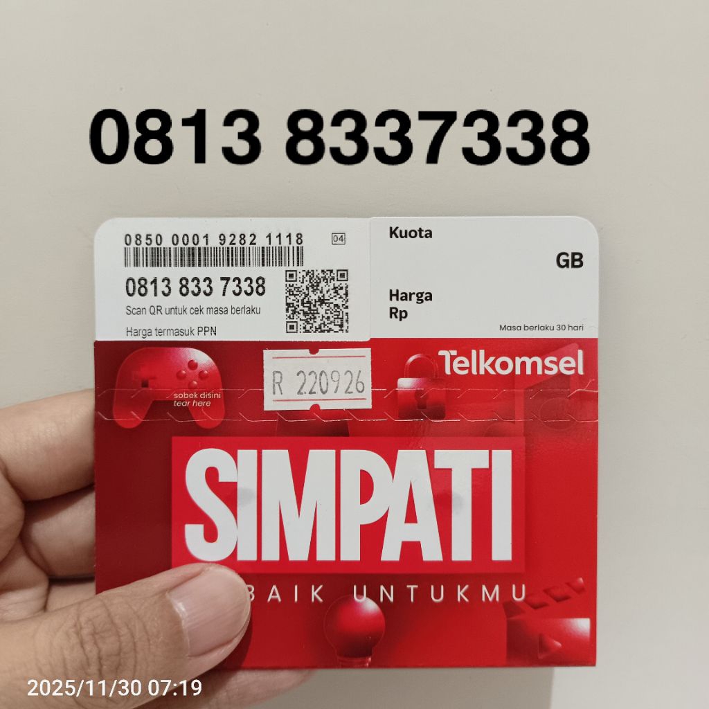 NOMOR CANTIK SIMPATI 11DIGIT