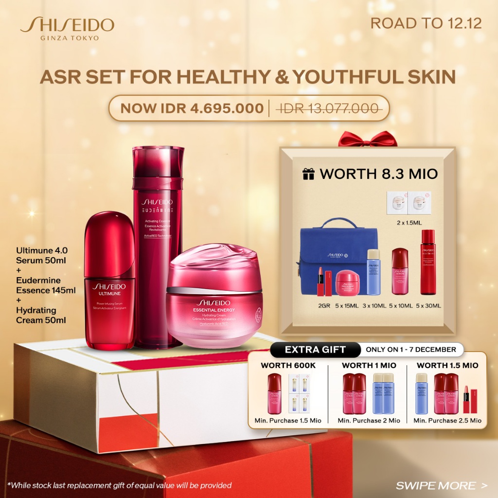 BUNDLE Shiseido New ASR Skincare Set 2 for Young Generation