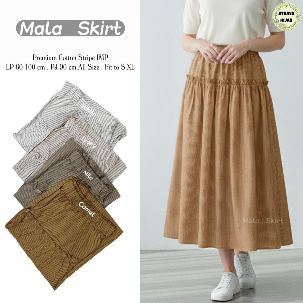 Mala Skirt Salur Rok (Athaya)