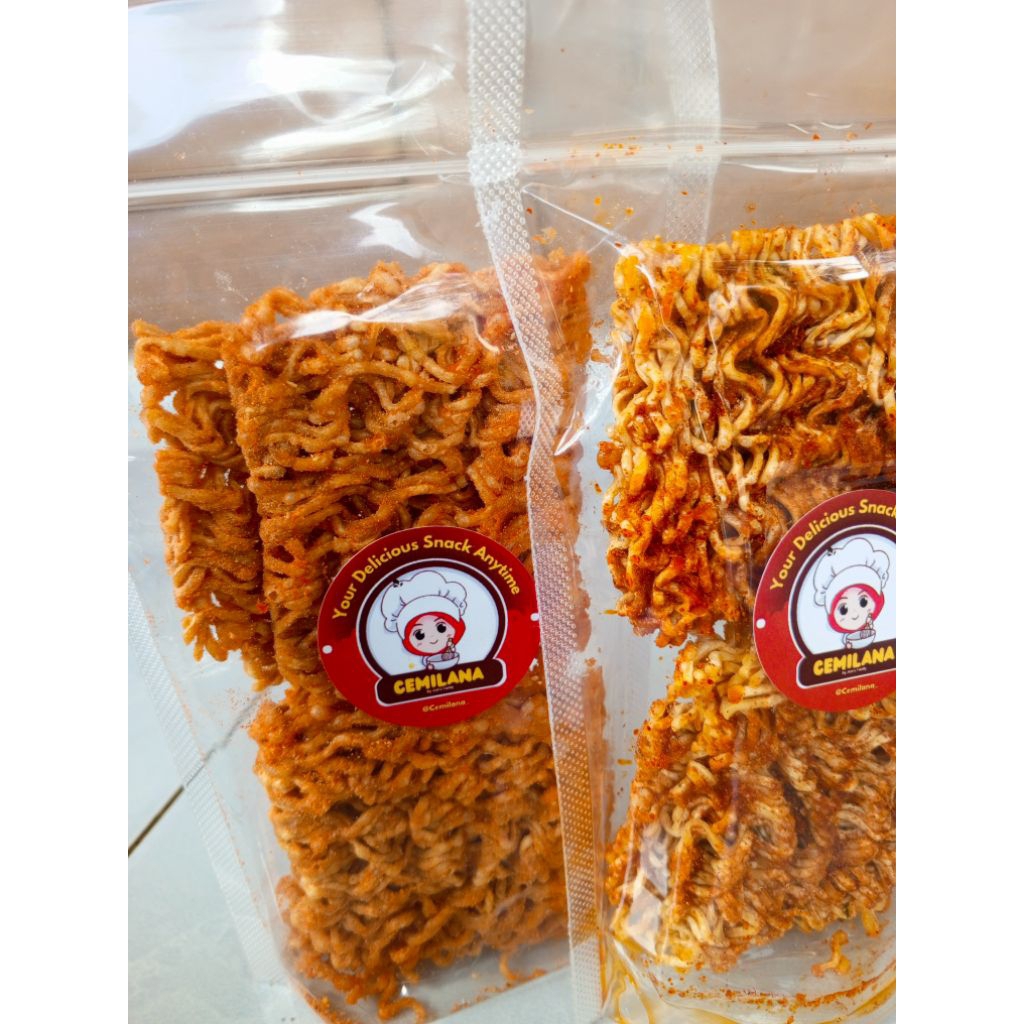 Paket Hemat - Isi 5 Keping Mie Anak Emas Jajanan Jadul by Cemilana