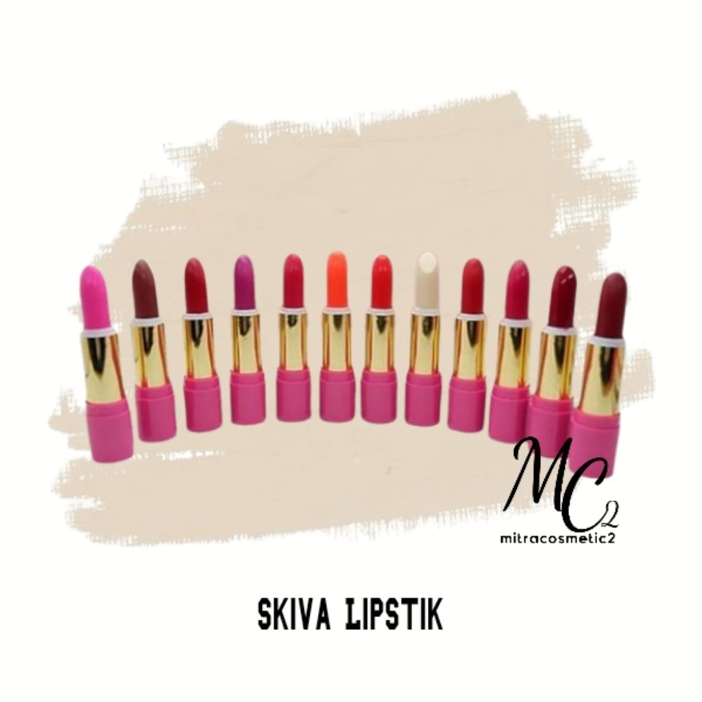 Skiva Lipstik 21/ N4 Warna kemasan Dikirim Random/Request