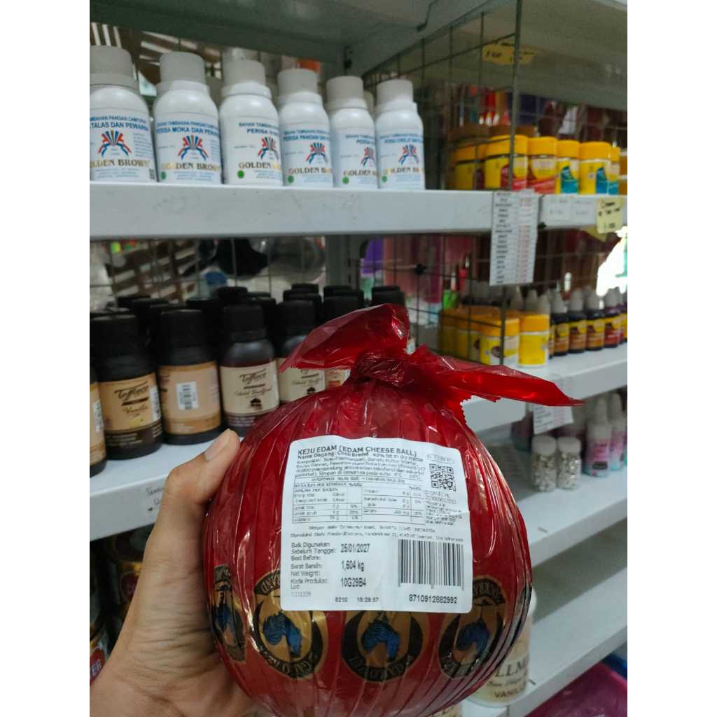 GOJEK KEJU EDAM AYAM EMAS HALAL CHEESE  KEJU TUA