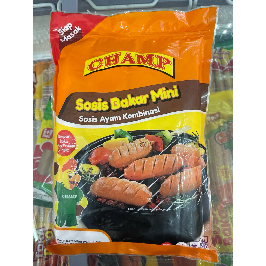 Champ Sosis Bakar Mini isi 12