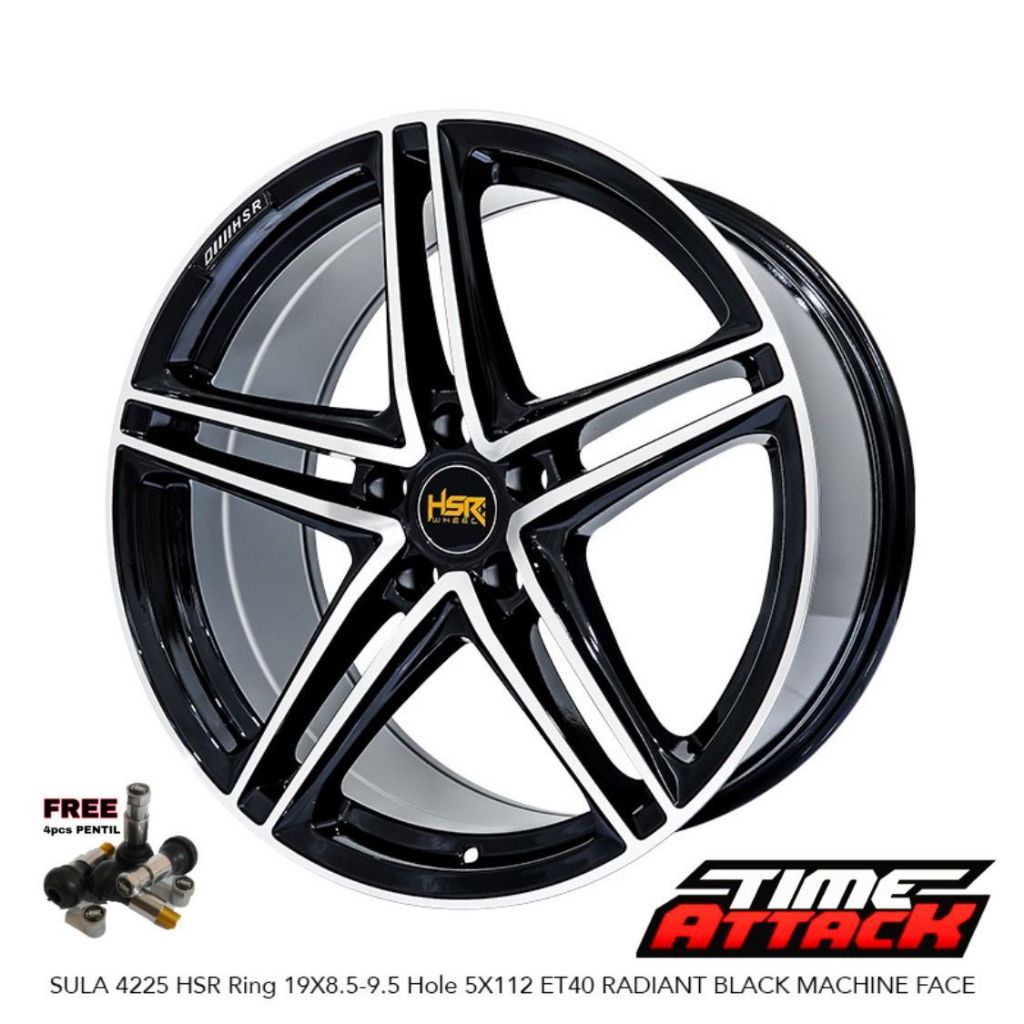 Velg Mobil Mercy Ring 19 HSR WHEEL Tipe Sula Velg Hsr R19 - TIME ATTACK BOGOR