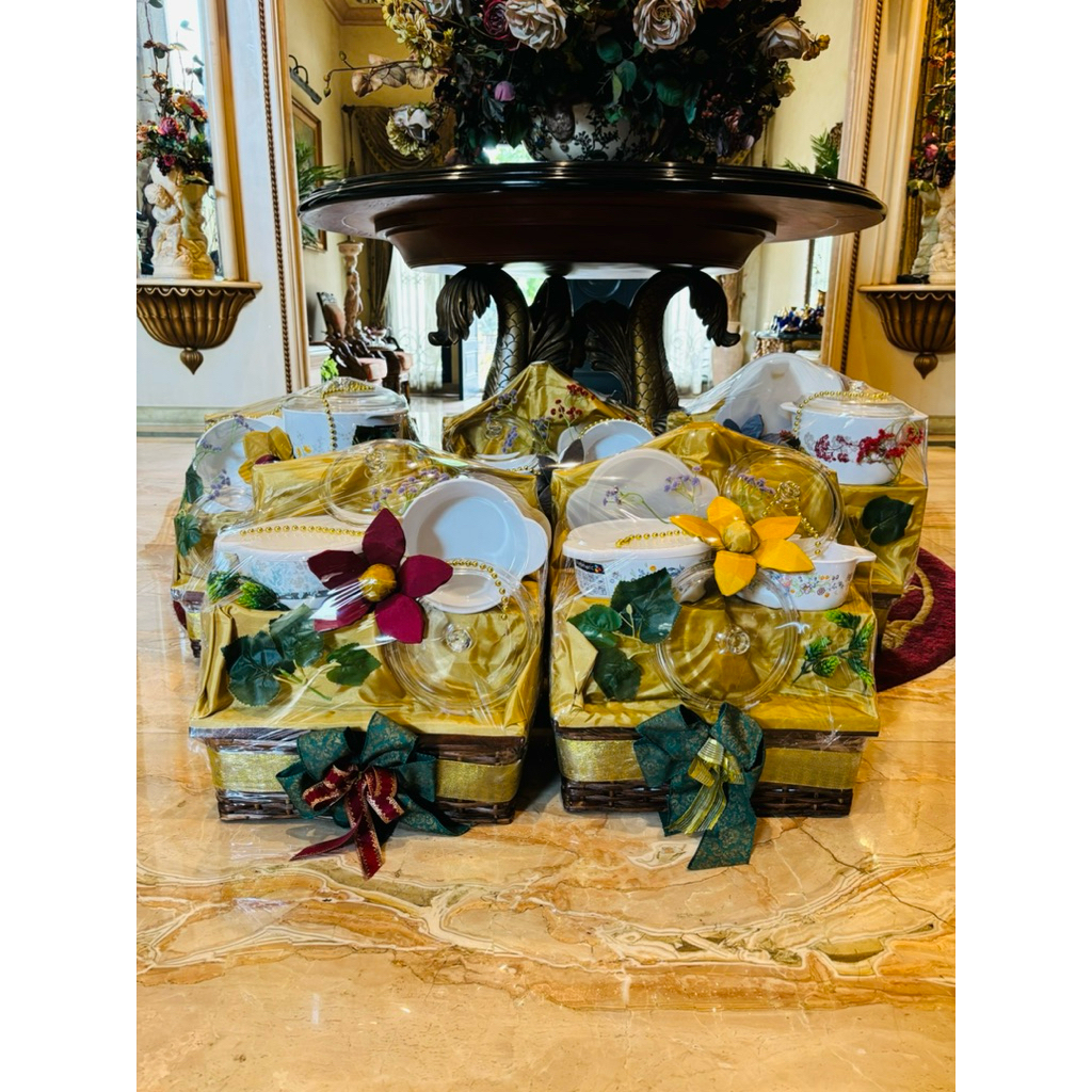 Hampers Parcel 2 Set Panci Luminarc + Tutup Kaca Made In France