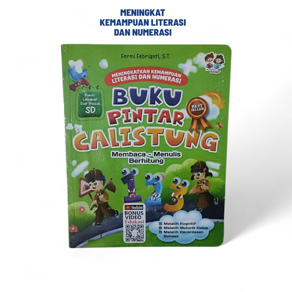 Paket Lengkap Masuk SD/Buku Pintar Calistung/Pustaka Tanah Air