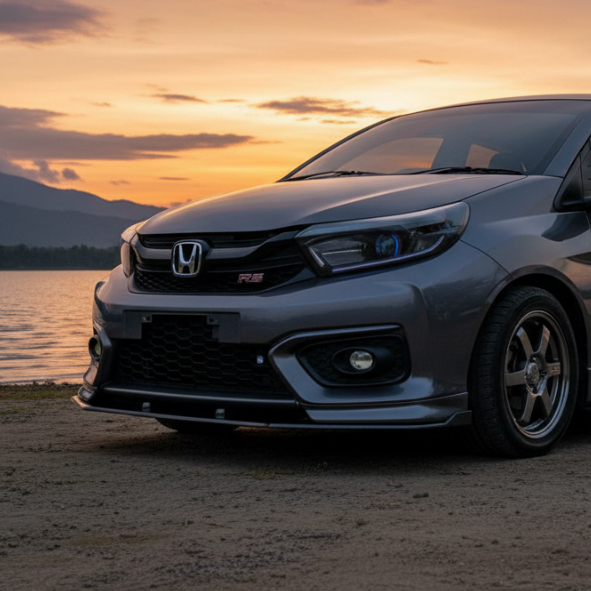 Lips Bemper Brio 2014–2025 Universal Model Sporty Untuk Brio E Satya dan RS