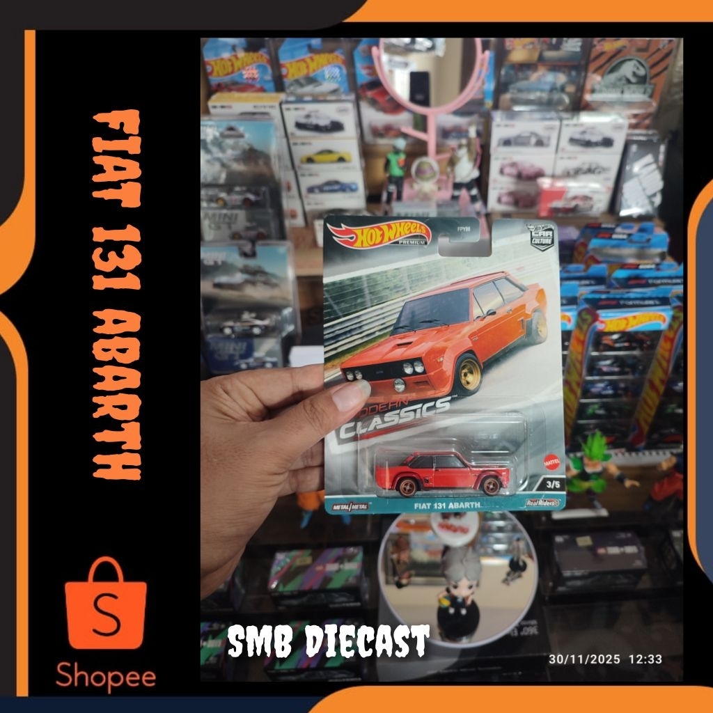 HOT WHEELS FIAT 131 ABARTH MODERN CLASSIC (PREMIUM)