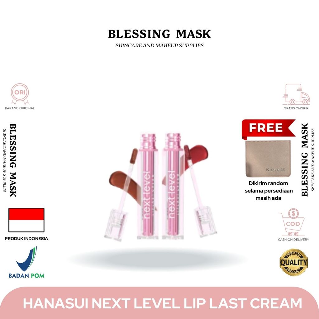 Hanasui NEXT LEVEL Lip Last Cream Series | Lipstik Moisturizing | Lip Cream