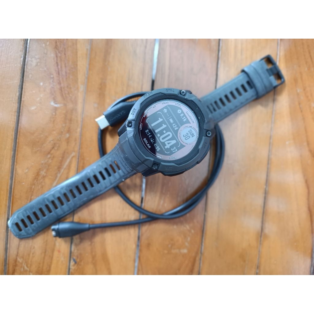 Smartwatch Adventure GPS Heart rate Compass Altitude Barometer Garmin INSTINCT 2X SOLAR Second Norma