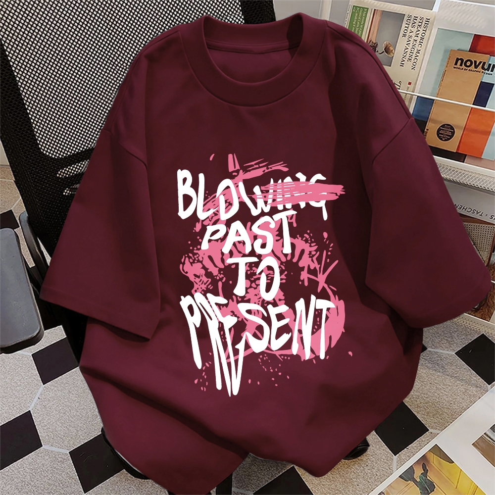 Toko Fashion Duken - Baju kaos pria kata kata keren | Atasan kaos merah oversize | Baju kaos korea p