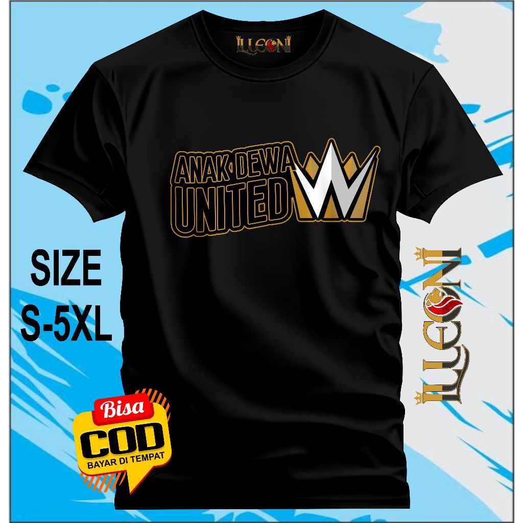 BIG SIZE (S-5XL) KAOS ANAK DEWA UNITED / KAOS DEWA UNITED / KAOS FOOTBALL INDONESIA