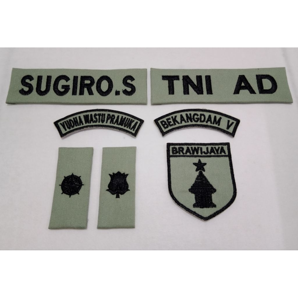 atribut TNI AD terbaru