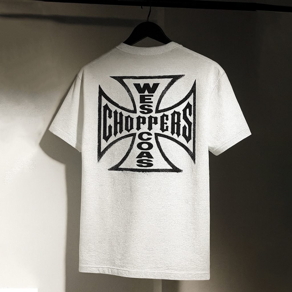 Kaos Distro Pria WestCoas Chopper Cotton Combed 24s Lengan Pendek