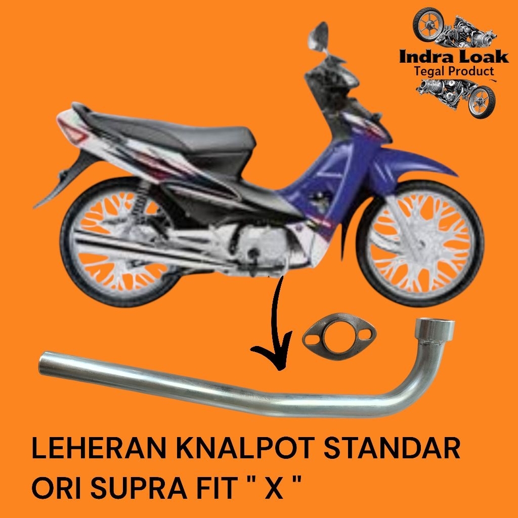 Leheran Knalpot Standar Ori Honda Supra Fit X