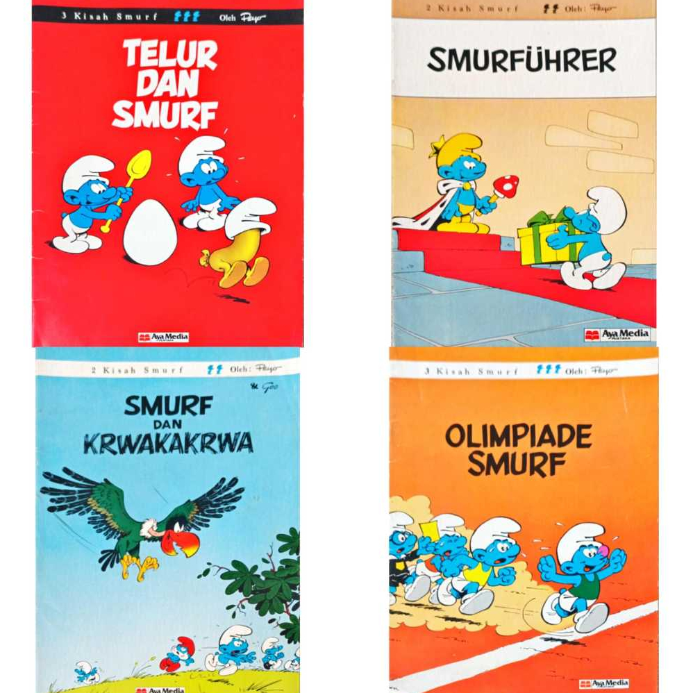Smurfin - Olimpiade Smurf - Sopsmurf  - Komik Smurf (Ori, Preloved, Aya Media Pustaka)