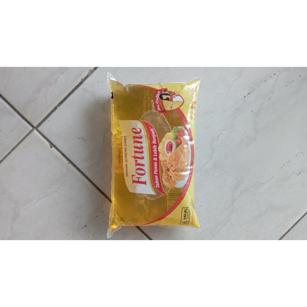 Minyak Fortune Bantal Pillow 1 Liter / Minyak Goreng Fortune 1 Liter kemasan Bantal Pillow
