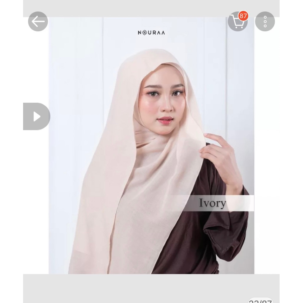 Preloved Hijab Pashmina Voal