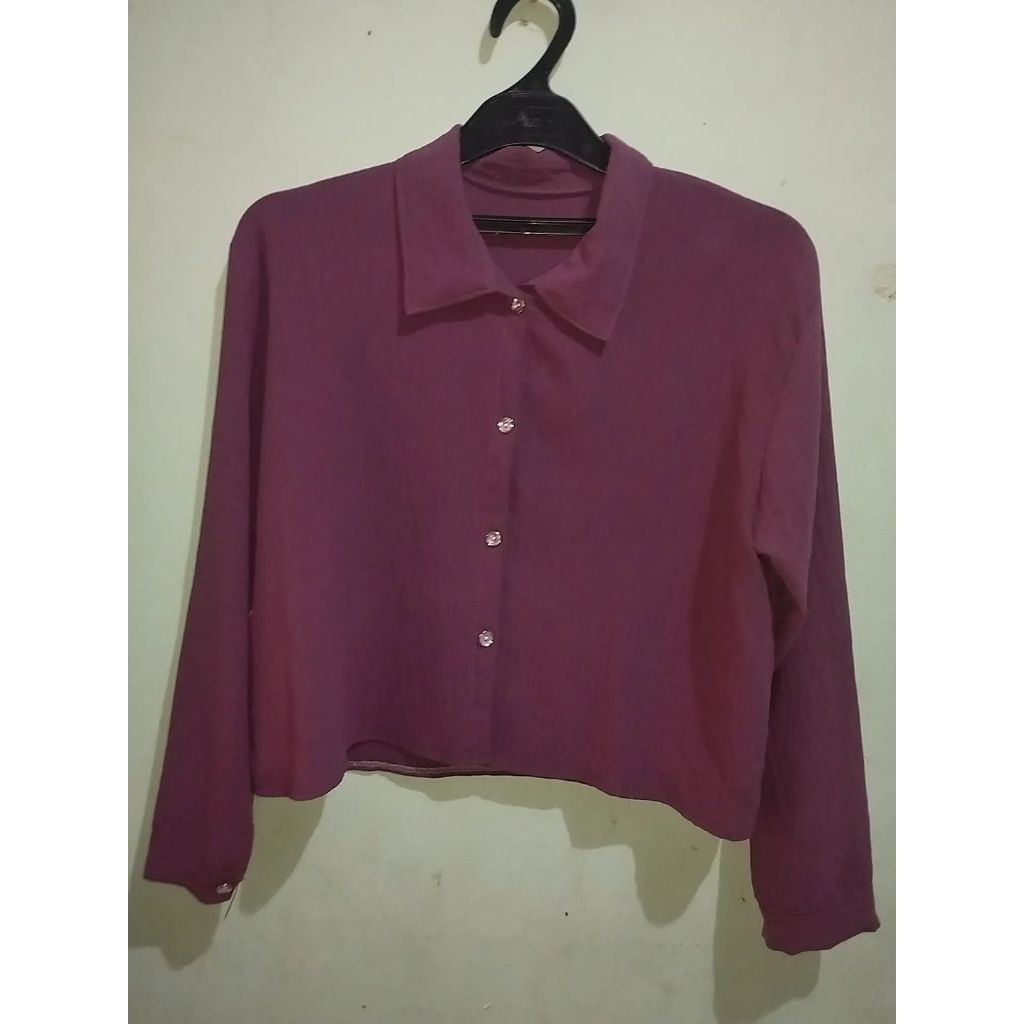 blouse ungu