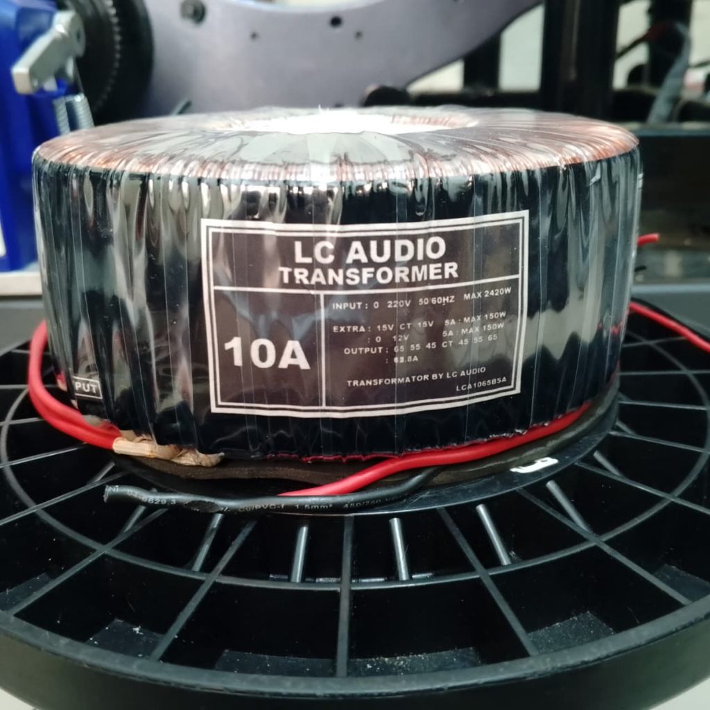 Trafo toroid 10A dobel CT 45v