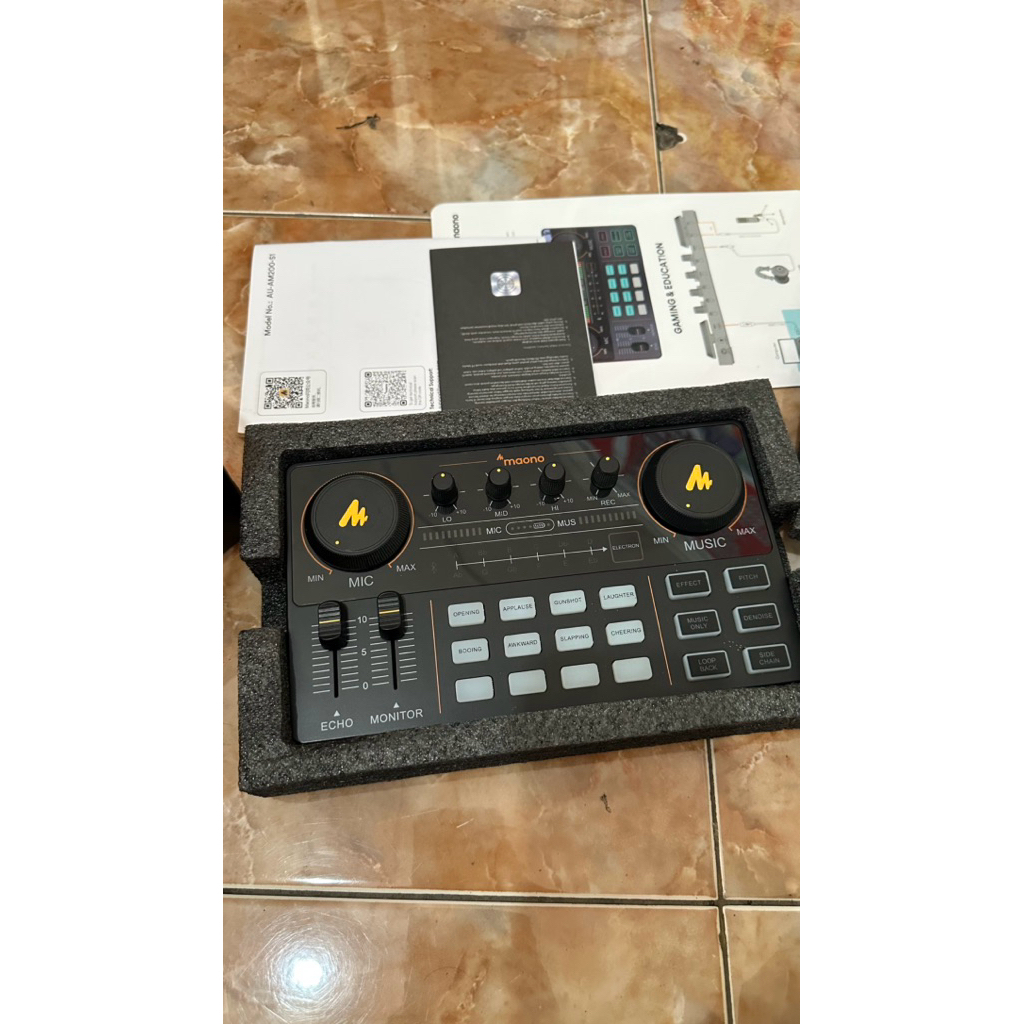 SOUNDCARD KUALITAS PREMIUM BEKAS MEREK MAONO AM 200 LENGKAP