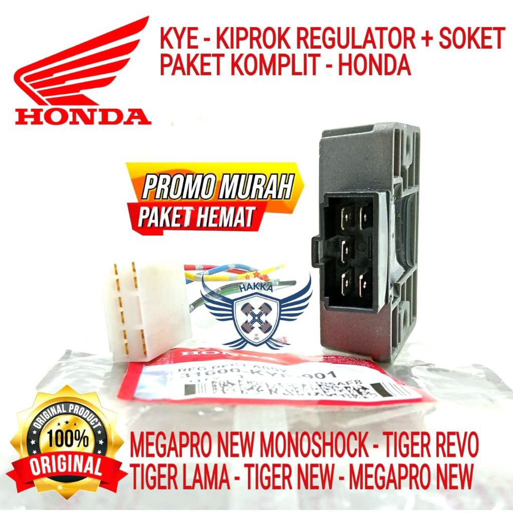 KYE KIPROK SET SOCKET ASLI HONDA TIGER LAMA, KIPROK SET SOKET ASLI HONDA MEGAPRO NEW, KIPROK SET SOC