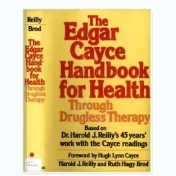 Book The Edgar Cayce Handbook for Health Through Drugless Therapy by Harold J. Reilly manually scann
