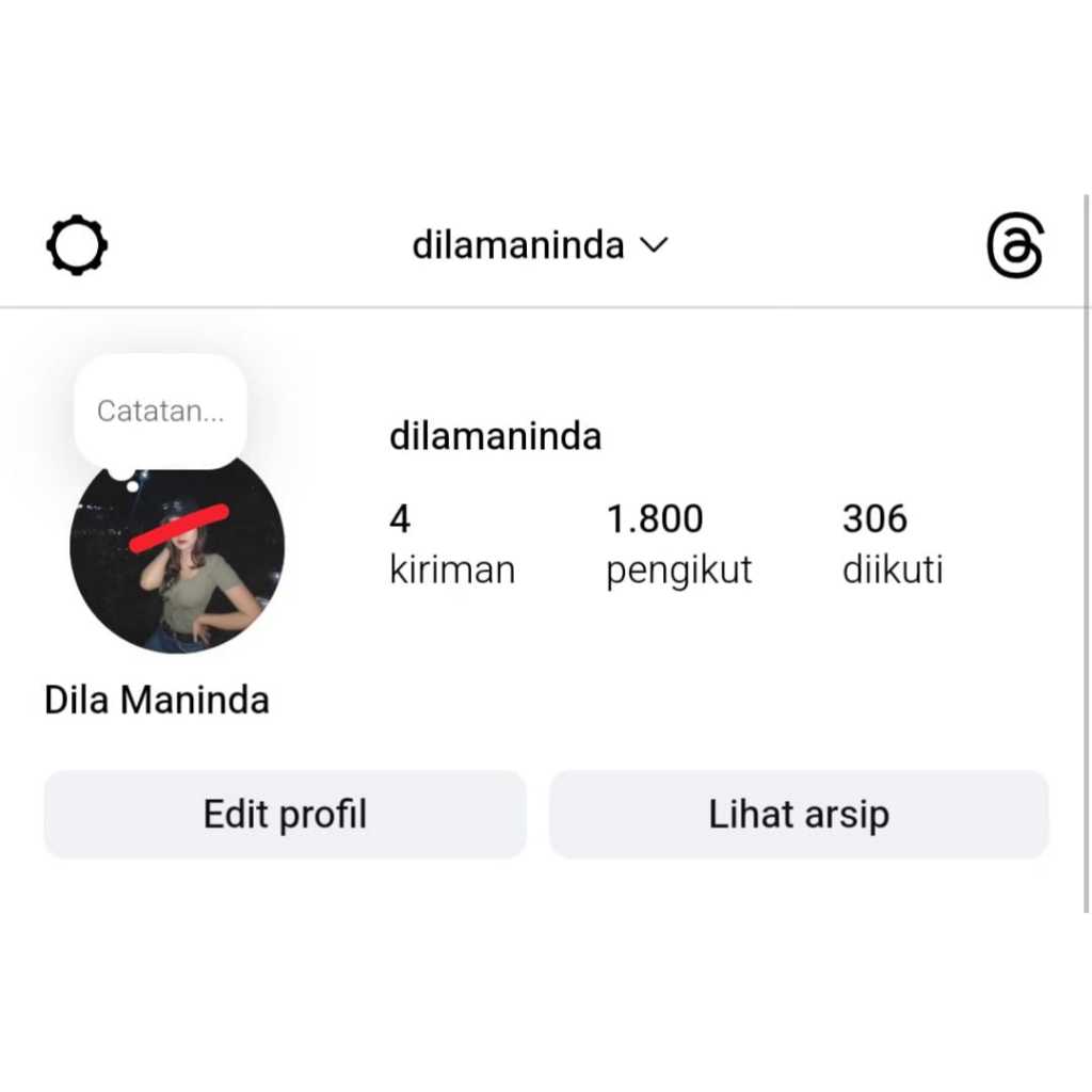 Akun instagram 1000 followers aktif organik