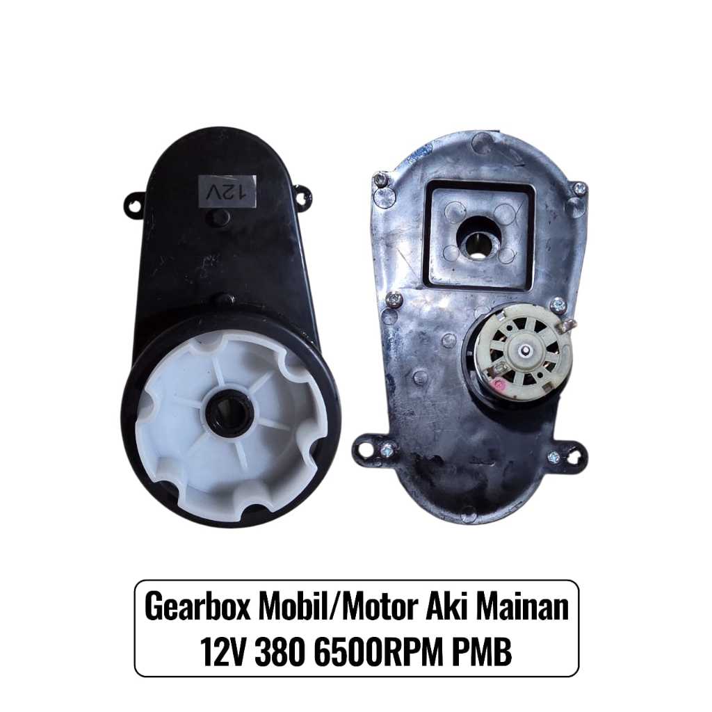 GEARBOK MOBIL AKI MAINAN DINAMO GEARBOK MOBIL AKI DAN MOTOR AKI MAINAN 12V RS380 6500RPM UNIVERSAL