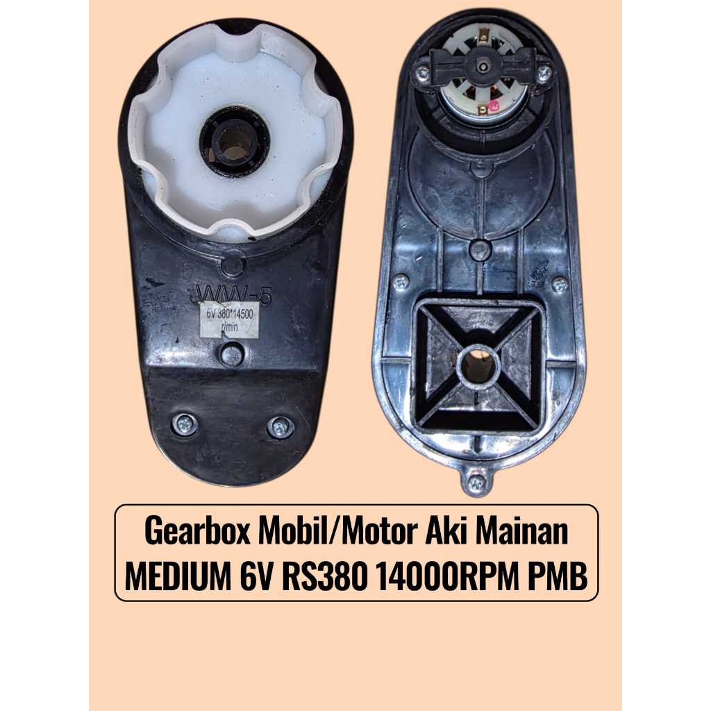 TERMURAH GEARBOK MOBIL AKI MAINAN DINAMO GEARBOK MOBIL AKI DAN MOTOR AKI MAINAN 6 VOLT 6V RS380 380 