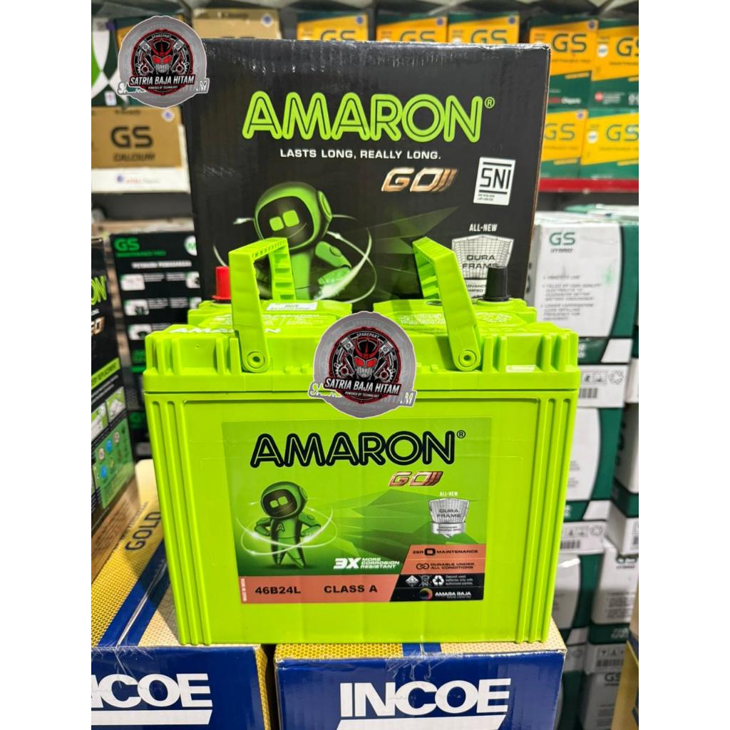 AMARON GO 46B24R/L  - NS60R/L JAMINAN 100% ORIGINAL
