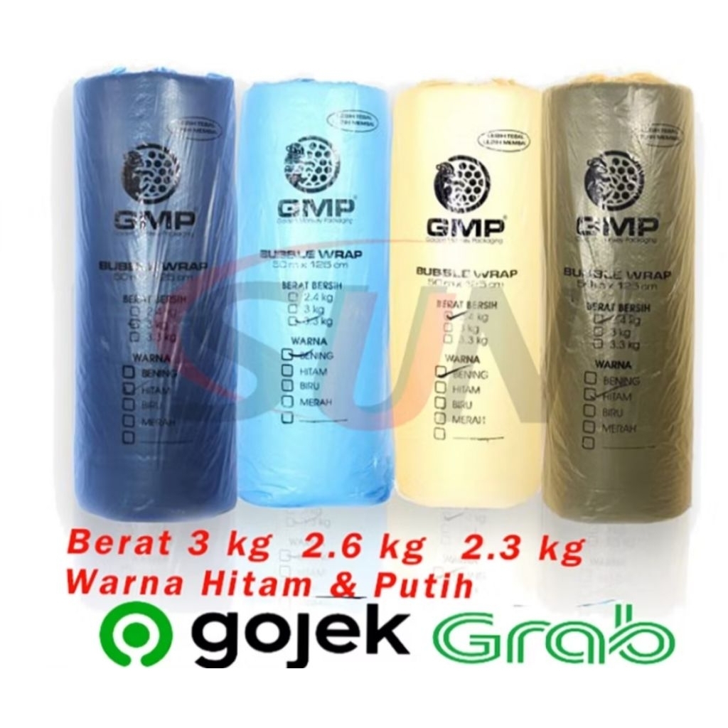 Bubble Wrap Murah 50m x 125cm / Bubble Wrap Bening /Bubble Wrap Hitam 125cm x 50m