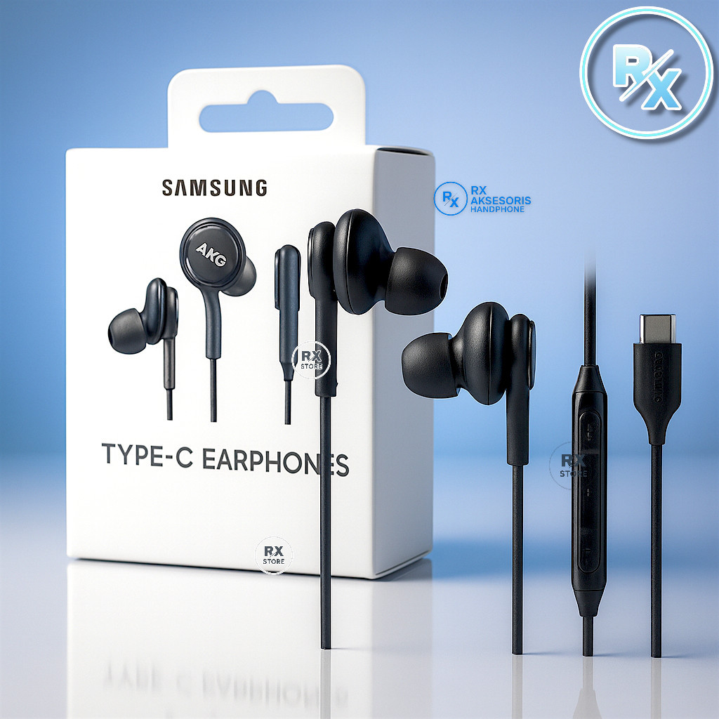 Handsfree Headset Samsung Type C Handset Handsfree Samsung AKG Jack Type C Earphones Samsung