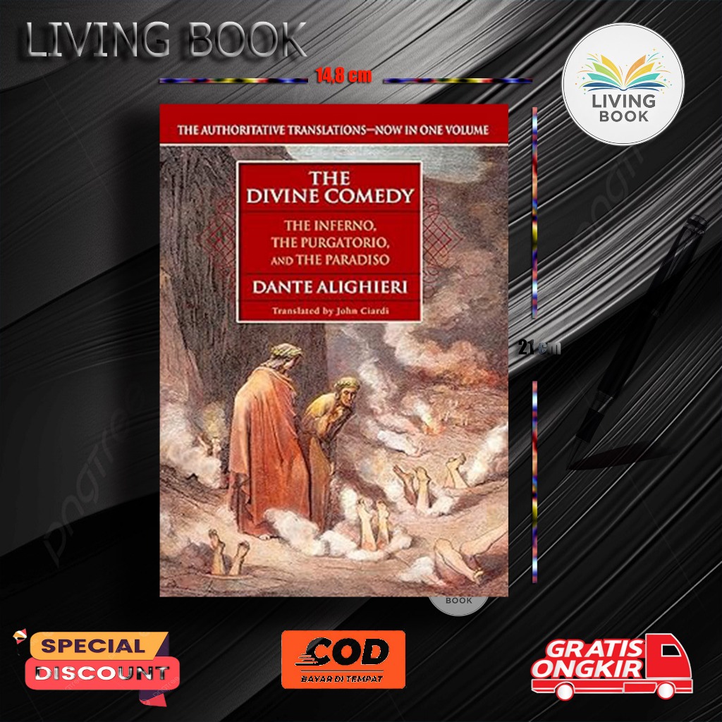 Paket Bundling Dante The Divine Comedy (The Inferno, The Purgatorio, and The Paradiso) By Dante Alig