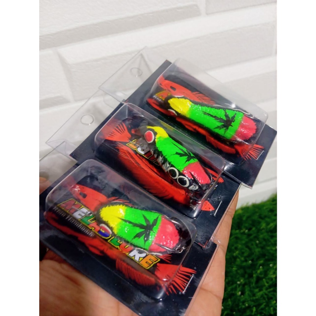 PROMO SOFT FROG RASTA MELAS LURE. 4cm. 5cm & 6cm. | umpan karet | umpan mainan | umpan kodok | umpan