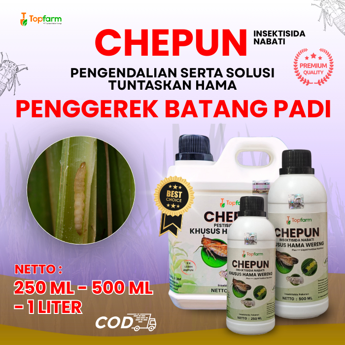 Insektisida Topfarm / Obat Padi Penggerek Batang / Obat Padi Sawah Patah Pucuk / Racun Hama Penggere