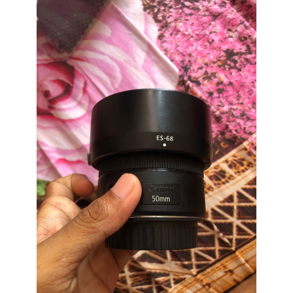 LENSA FIX CANON 50MM STM F1.8 SECOND