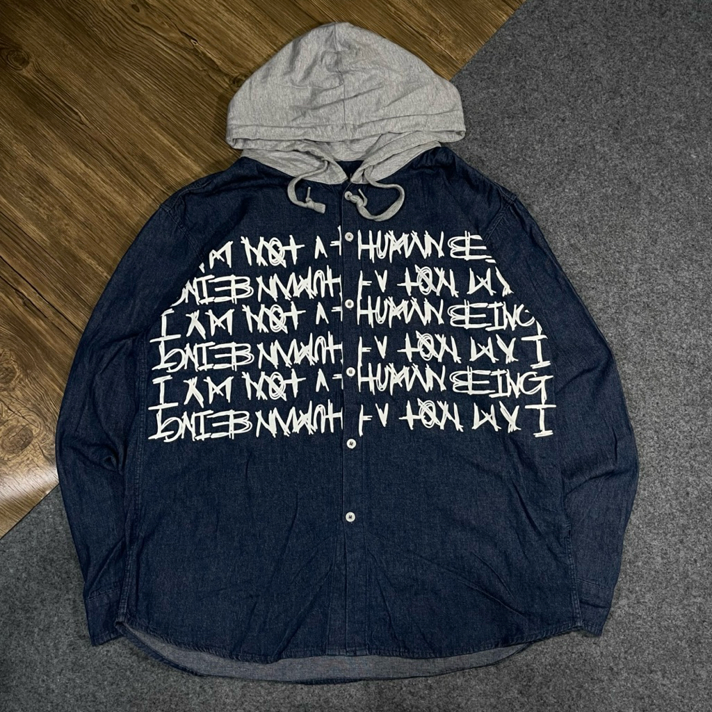 Hoodie I Am Not A Human Being basic logo shirt second