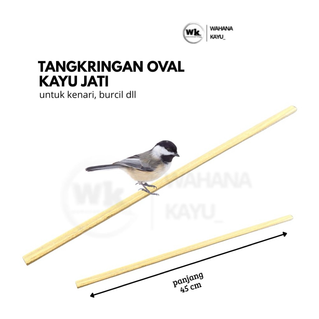 tangkringan oval 45cm burung kenari burcil | tangkringan burung model oval
