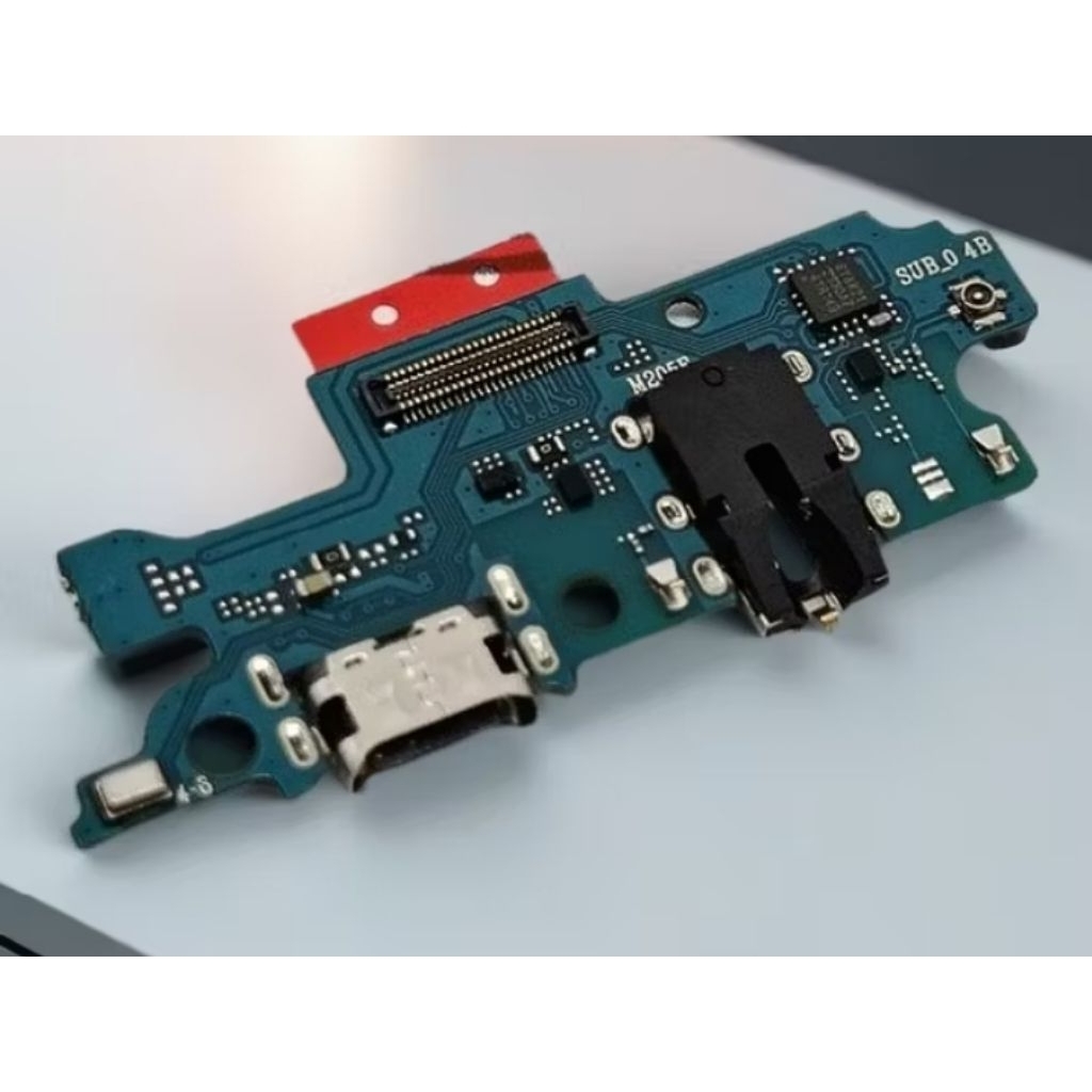 FLEXSIBEL KONEKTOR CHARGER PAPAN CAS SAMSUNG M20 M205 FULSET IC