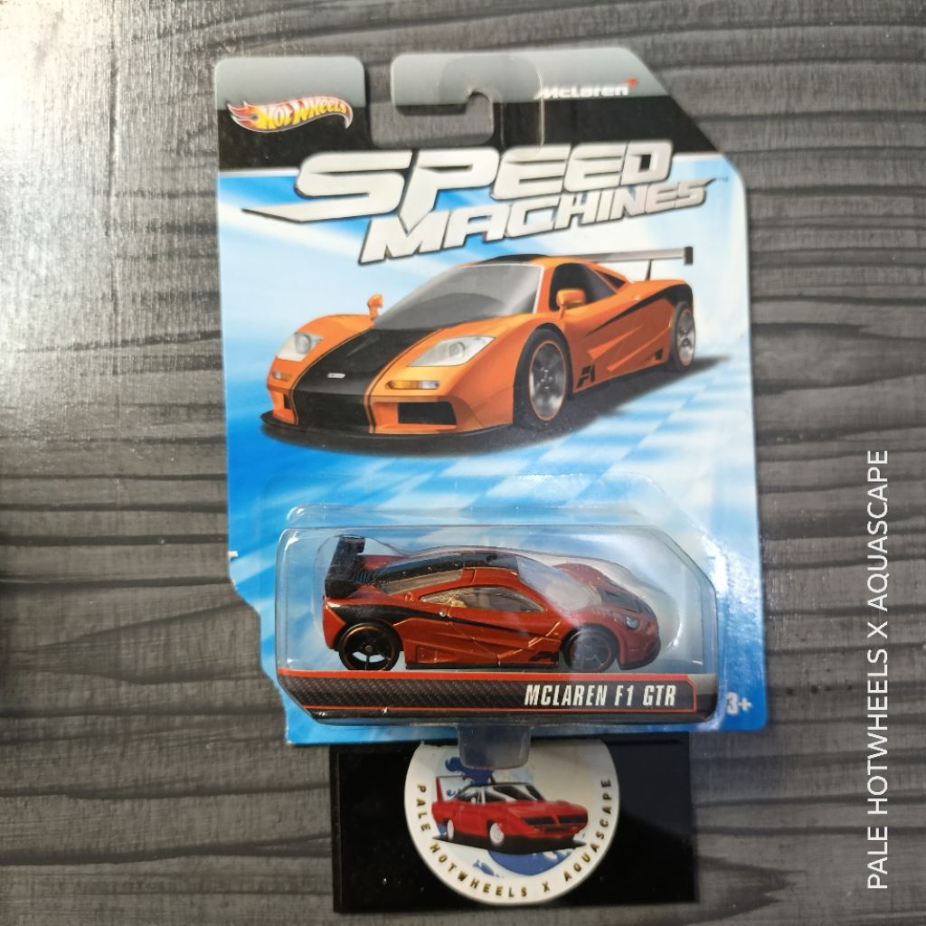 HOTWHEELS SPEED MACHINES McLAREN F1 GTR RARE ITEM 2012